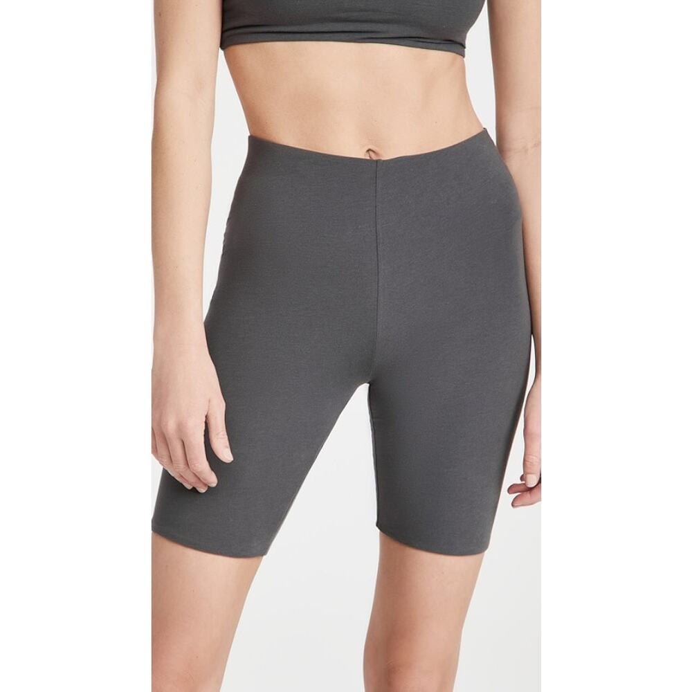 NWT Skin Organics Pima Cotton Aphrodite Reversible Bike Shorts‎ Green / Gray XS